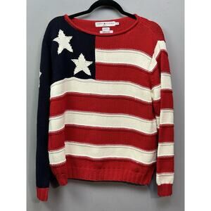 Tommy Hilfiger Red, White, and Blue Sweater